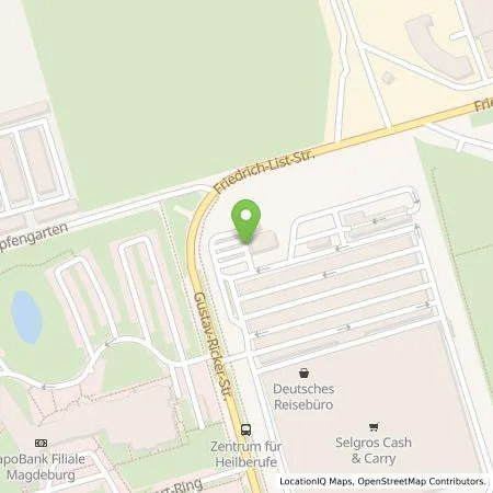 Standortübersicht der Tankstelle amperio GmbH in 39120 Magdeburg