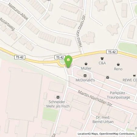 Standortübersicht der Tankstelle EWE Go GmbH in 83301 Traunreut