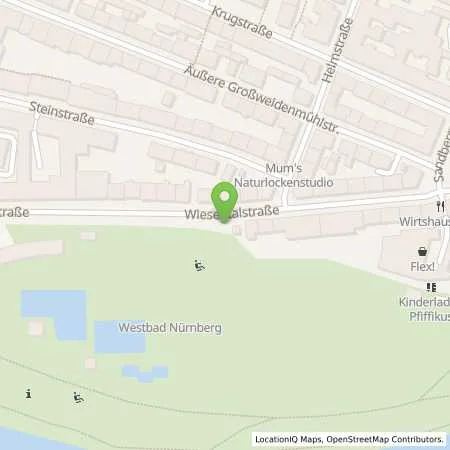 Standortübersicht der Tankstelle N-ERGIE Aktiengesellschaft in 90419 Nürnberg