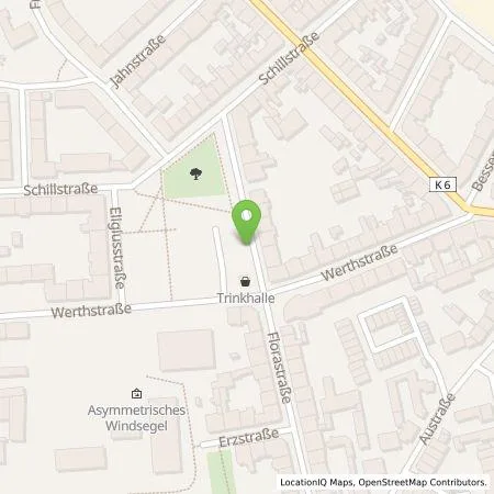 Standortübersicht der Tankstelle Stadtwerke Duisburg AG in 47119 Duisburg