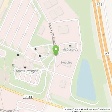 Standortübersicht der Tankstelle IONITY GmbH in 73479 Ellwangen