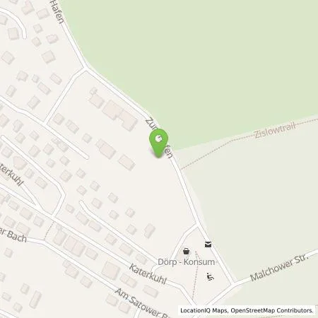 Standortübersicht der Tankstelle Stadtwerke Malchow GmbH in 17209 Zislow