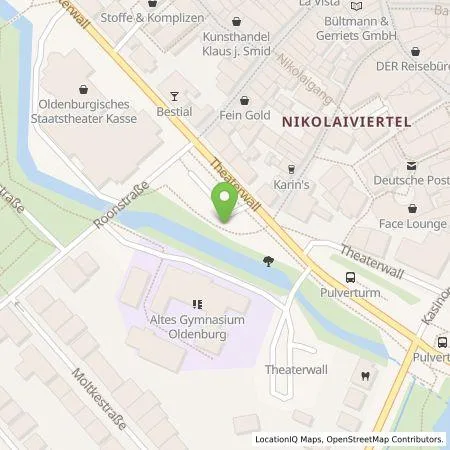 Standortübersicht der Tankstelle EWE Go GmbH in 26122 Oldenburg (Oldb)