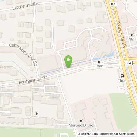 Standortübersicht der Tankstelle N-ERGIE Aktiengesellschaft in 90425 Nürnberg