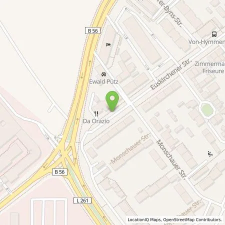 Standortübersicht der Tankstelle Energie- und Wasserversorgung Bonn/Rhein-Sieg GmbH in 53121 Bonn