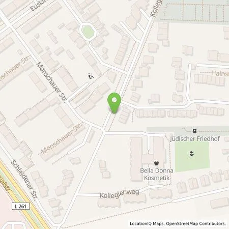 Standortübersicht der Tankstelle Energie- und Wasserversorgung Bonn/Rhein-Sieg GmbH in 53121 Bonn