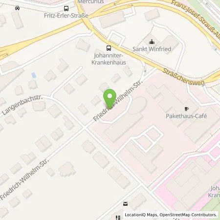 Standortübersicht der Tankstelle Energie- und Wasserversorgung Bonn/Rhein-Sieg GmbH in 53113 Bonn