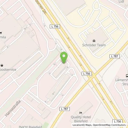 Standortübersicht der Tankstelle EnKL GmbH in 33689 Bielefeld