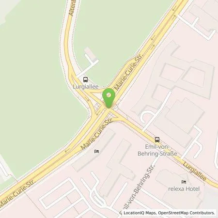 Standortübersicht der Tankstelle EnKL GmbH in 60439 Frankfurt am Main