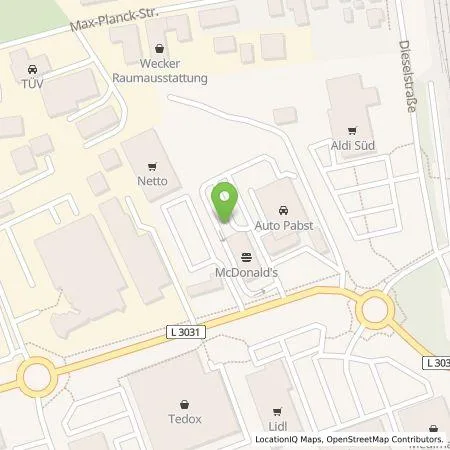 Standortübersicht der Tankstelle EWE Go GmbH in 65520 Bad Camberg