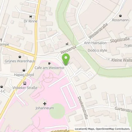 Standortübersicht der Tankstelle EWE Go GmbH in 27793 Wildeshausen