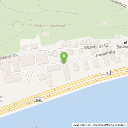 Standortübersicht der Tankstelle Energie Südbayern GmbH in 94034 Passau