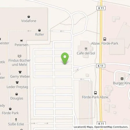 Standortübersicht der Tankstelle Shell Deutschland GmbH in 24941 Flensburg