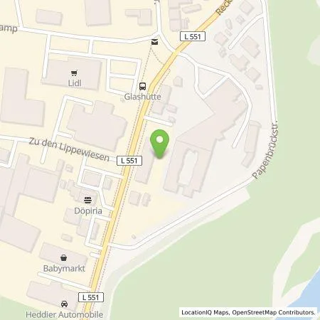 Standortübersicht der Tankstelle Autohaus Heddier GmbH in 45721 Haltern am See