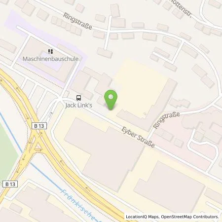 Standortübersicht der Tankstelle Ansbacher Bäder und Verkehrs GmbH in 91522 Ansbach