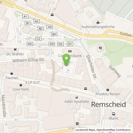 Standortübersicht der Tankstelle E.ON Drive GmbH in 42853 Remscheid