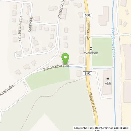 Standortübersicht der Tankstelle TotalEnergies Charging Solutions Deutschland GmbH in 08626 Adorf /Vogtl.