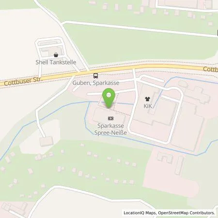 Standortübersicht der Tankstelle TotalEnergies Charging Solutions Deutschland GmbH in 03172 Guben