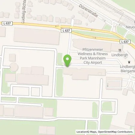 Standortübersicht der Tankstelle MVV Energie AG in 68163 Mannheim