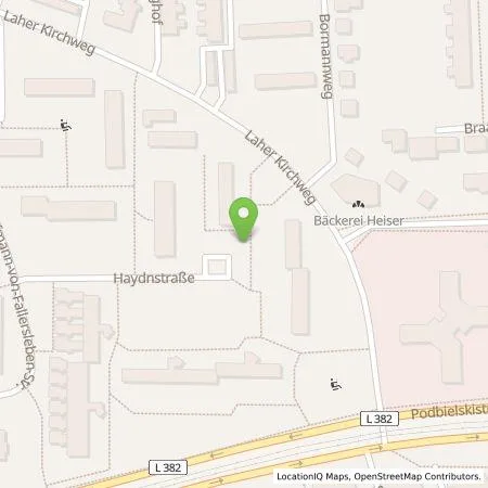 Standortübersicht der Tankstelle enercity AG in 30659 Hannover