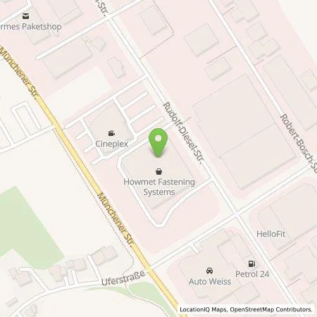 Standortübersicht der Tankstelle BayWa Mobility Solutions GmbH in 86551 Aichach