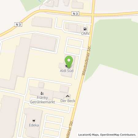 Standortübersicht der Strom (Elektro) Tankstelle: ALDI SÜD in 90427, Nrnberg