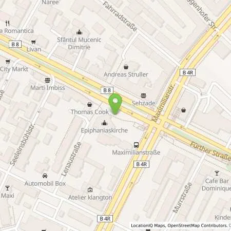 Standortübersicht der Tankstelle N-ERGIE Aktiengesellschaft in 90429 Nürnberg