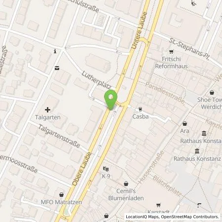 Standortübersicht der Tankstelle Stadtwerke Konstanz Mobil GmbH in 78462 Konstanz