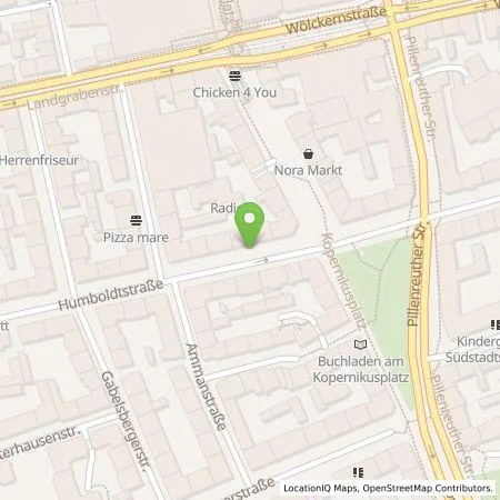 Standortübersicht der Tankstelle N-ERGIE Aktiengesellschaft in 90459 Nürnberg