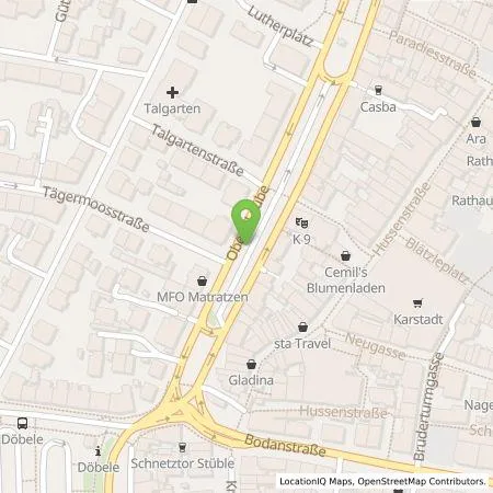 Standortübersicht der Tankstelle Stadtwerke Konstanz Mobil GmbH in 78462 Konstanz