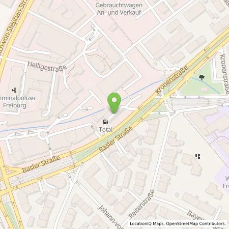 Standortübersicht der Tankstelle Circle K Deutschland GmbH in 79100 Freiburg