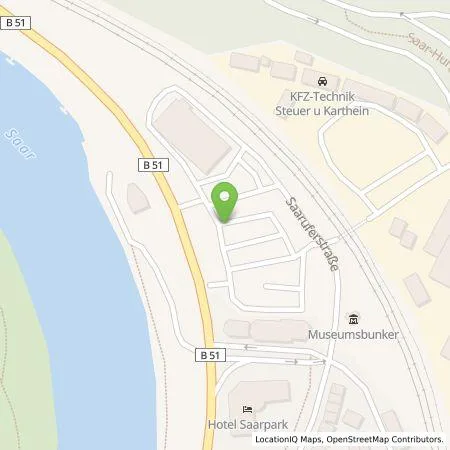 Standortübersicht der Tankstelle energis GmbH in 66693 Mettlach