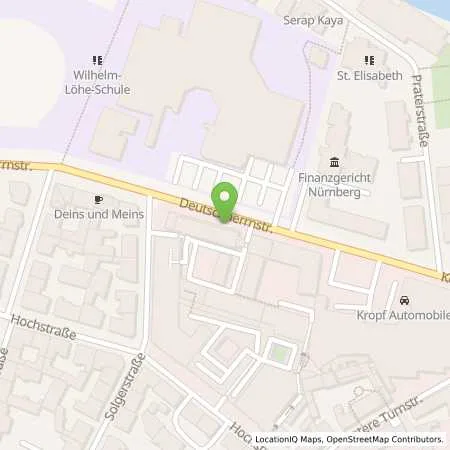 Standortübersicht der Tankstelle N-ERGIE Aktiengesellschaft in 90429 Nürnberg