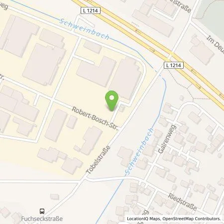 Standortübersicht der Tankstelle Schwenger GmbH & Co. KG in 73079 Süßen