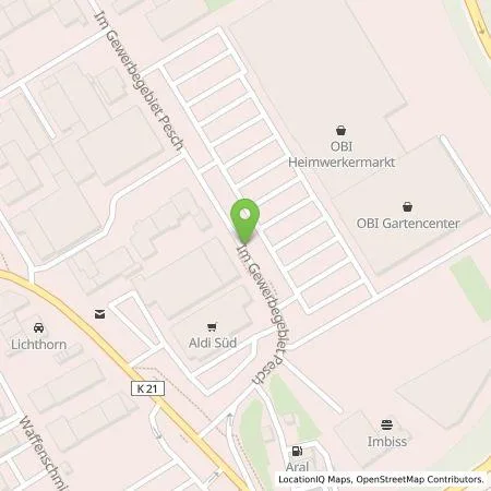 Standortübersicht der Tankstelle EnBW mobility+ AG und Co.KG in 50767 Köln