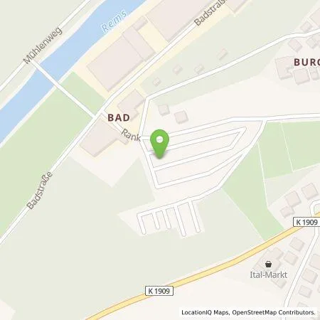 Standortübersicht der Tankstelle ANDREAS STIHL AG & Co. KG in 71336 Waiblingen