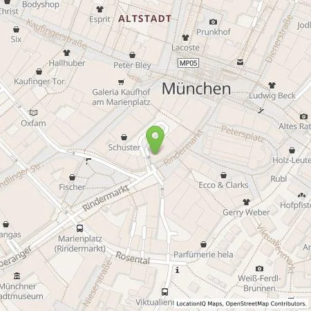 Standortübersicht der Tankstelle Servipark Deutschland GmbH in 80331 München