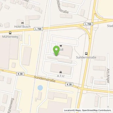 Standortübersicht der Tankstelle Lidl Dienstleistung GmbH & Co. KG in 33332 Gütersloh