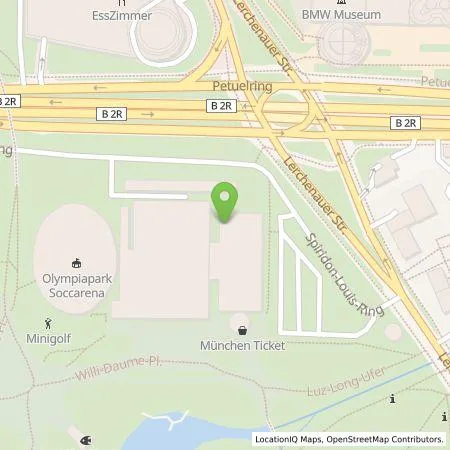 Standortübersicht der Tankstelle SWM Versorgungs GmbH in 80809 München