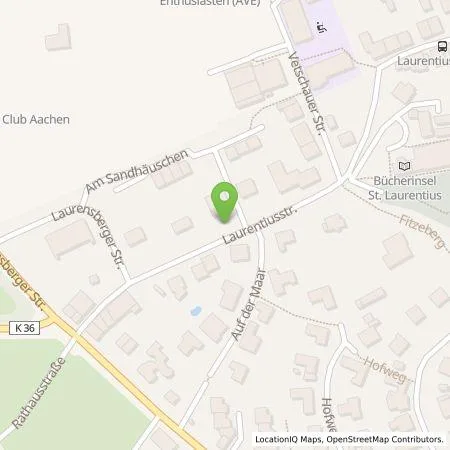 Standortübersicht der Tankstelle STAWAG - Stadt- und Städteregionswerke Aachen AG in 52072 Aachen