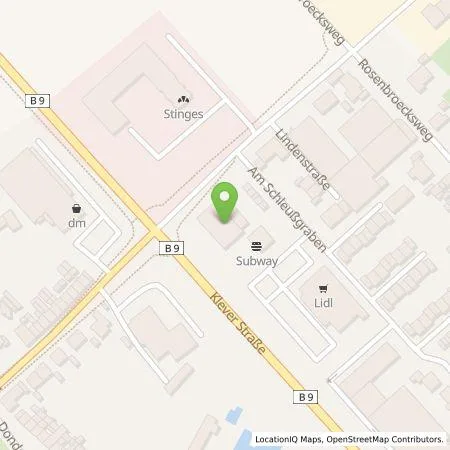 Standortübersicht der Tankstelle Shell Deutschland GmbH in 47623 Kevelaer