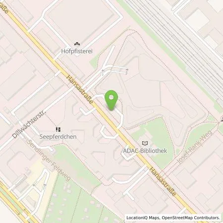 Standortübersicht der Tankstelle BP Europa SE in 80686 München