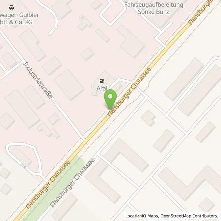 Standortübersicht der Tankstelle BP Europa SE in 25813 Husum