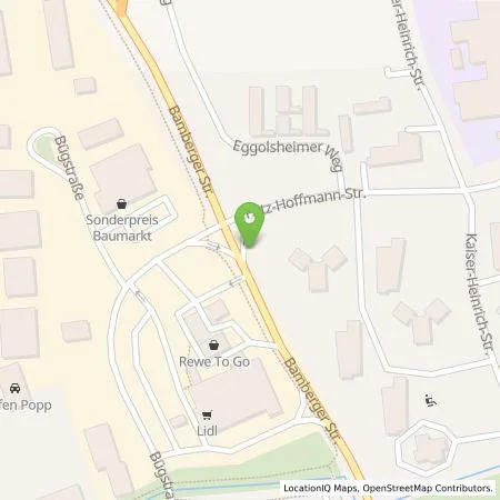 Standortübersicht der Tankstelle BP Europa SE in 91301 Forchheim