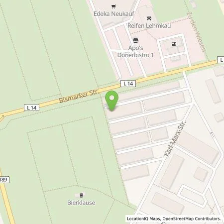 Standortübersicht der Tankstelle ALDI Nord Deutschland Stiftung & Co. KG in 39606 Osterburg (Altmark)