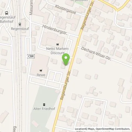 Standortübersicht der Tankstelle EnBW mobility+ AG und Co.KG in 93128 Regenstauf