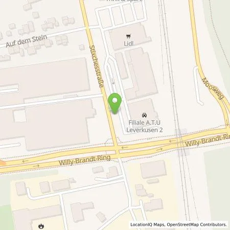 Standortübersicht der Tankstelle Allego GmbH in 51377 Leverkusen