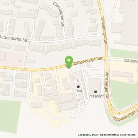 Standortübersicht der Tankstelle N-ERGIE Aktiengesellschaft in 90431 Nürnberg