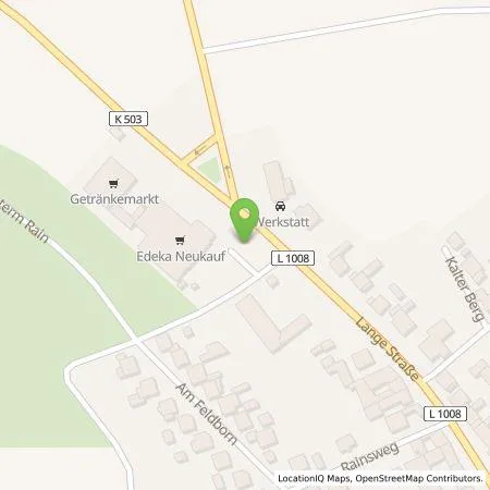 Standortübersicht der Tankstelle TEAG Mobil GmbH in 37351 Dingelstädt