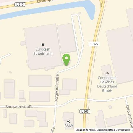 Standortübersicht der Tankstelle L. Stroetmann Unternehmensgruppe in 48599 Gronau (Westf.)